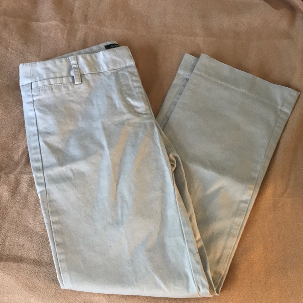 J Crew City Fit Cropped Khakis